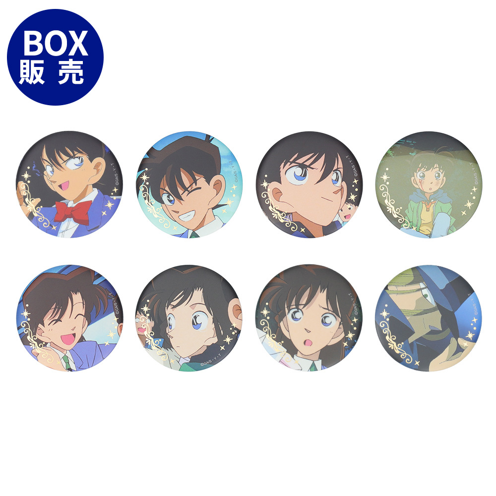 【BOX】名探偵ｺﾅﾝﾌﾟﾗｻﾞ ｱﾆﾒ30周年 場面写TD缶ﾊﾞｯｼﾞ 「ｼﾞｪｯﾄｺｰｽﾀｰ殺人事件」