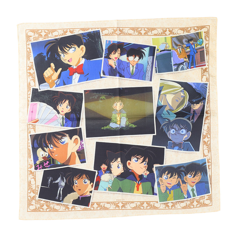 名探偵コナンプラザ アニメ 30周年 場面写大判ハンカチ 「ジェットコースター殺人事件」
