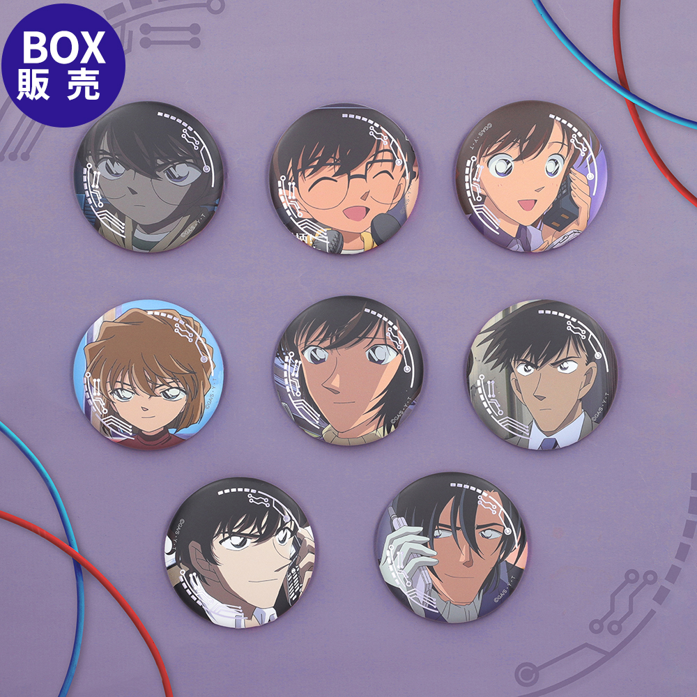 【BOX】名探偵ｺﾅﾝﾌﾟﾗｻﾞ ｱﾆﾒ30周年 場面写TD缶ﾊﾞｯｼﾞ「揺れる警視庁 1200万人の人質」