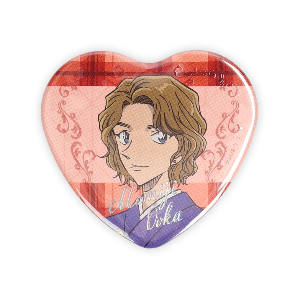 名探偵コナンプラザ ジュエリーハート缶バッジ 大岡紅葉
