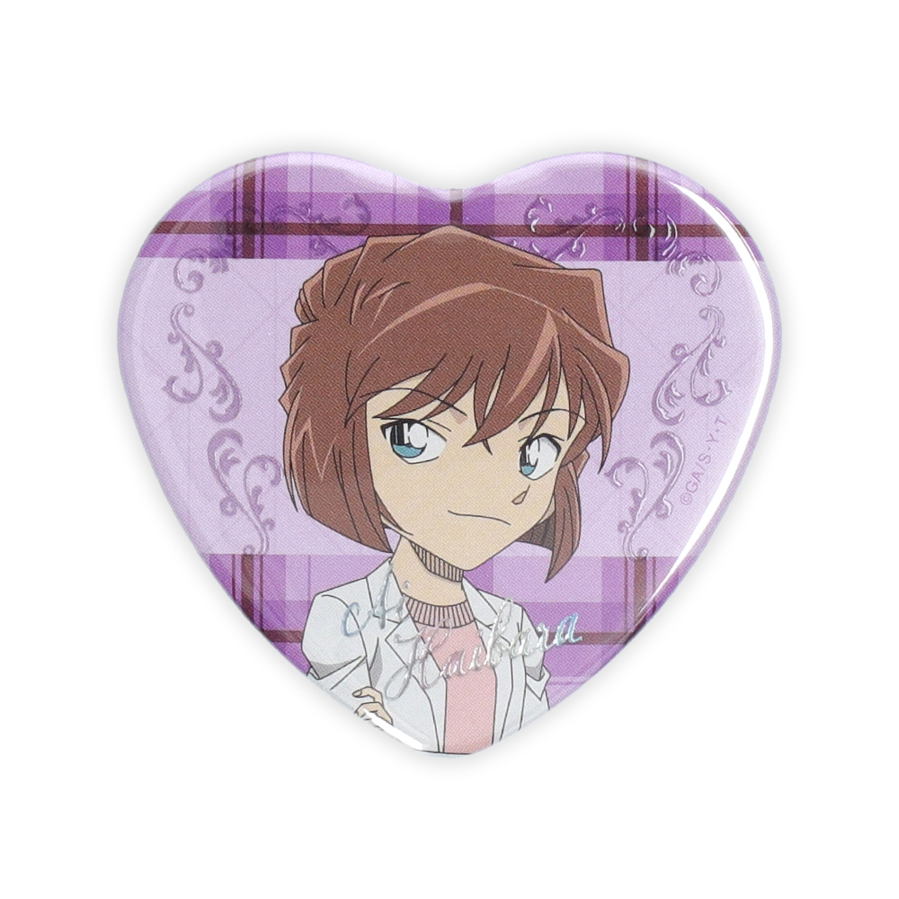 名探偵コナンプラザ ジュエリーハート缶バッジ 灰原哀