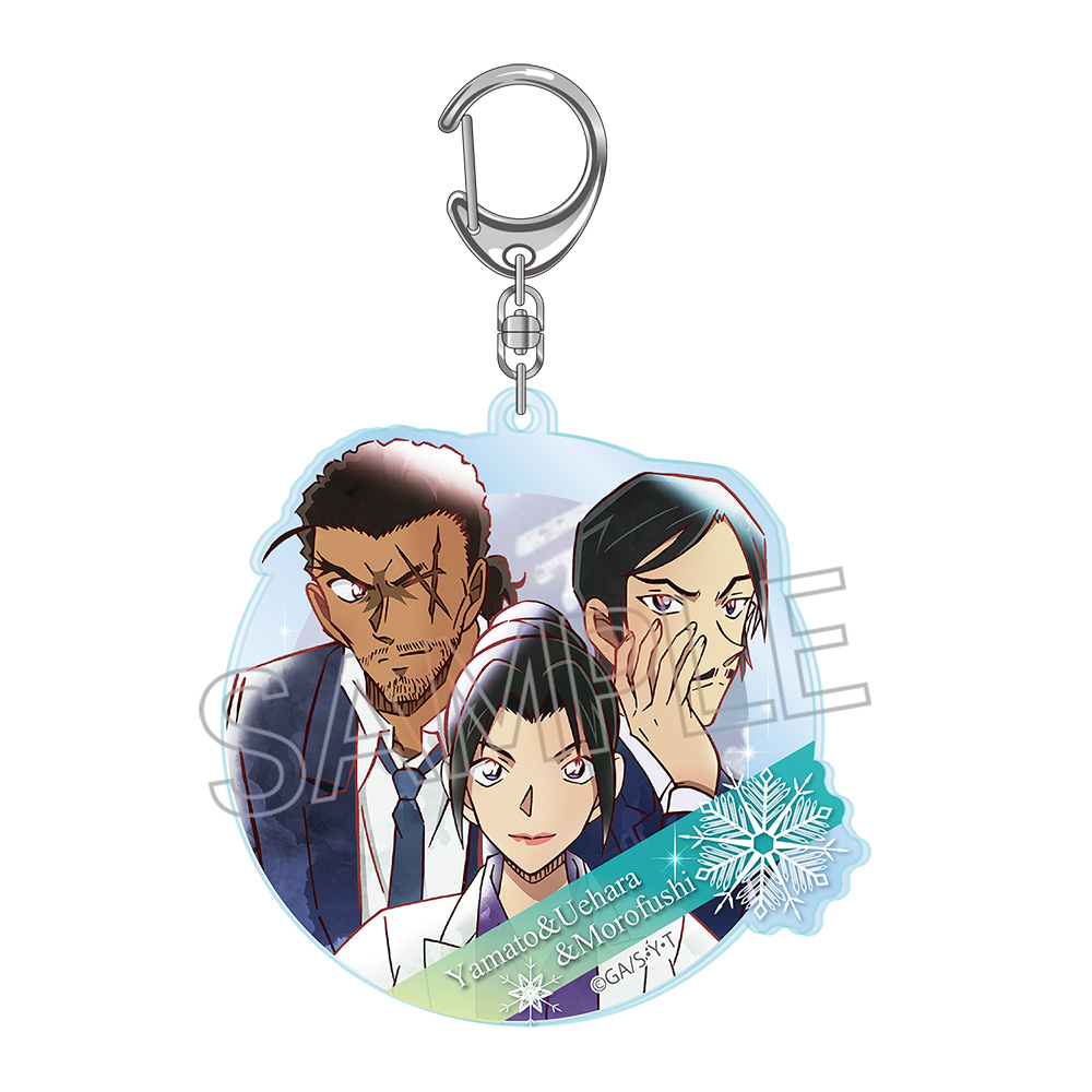 名探偵コナン ウェットカラーシリーズ vol.6　アクリルキーホルダー　大和＆上原＆諸伏